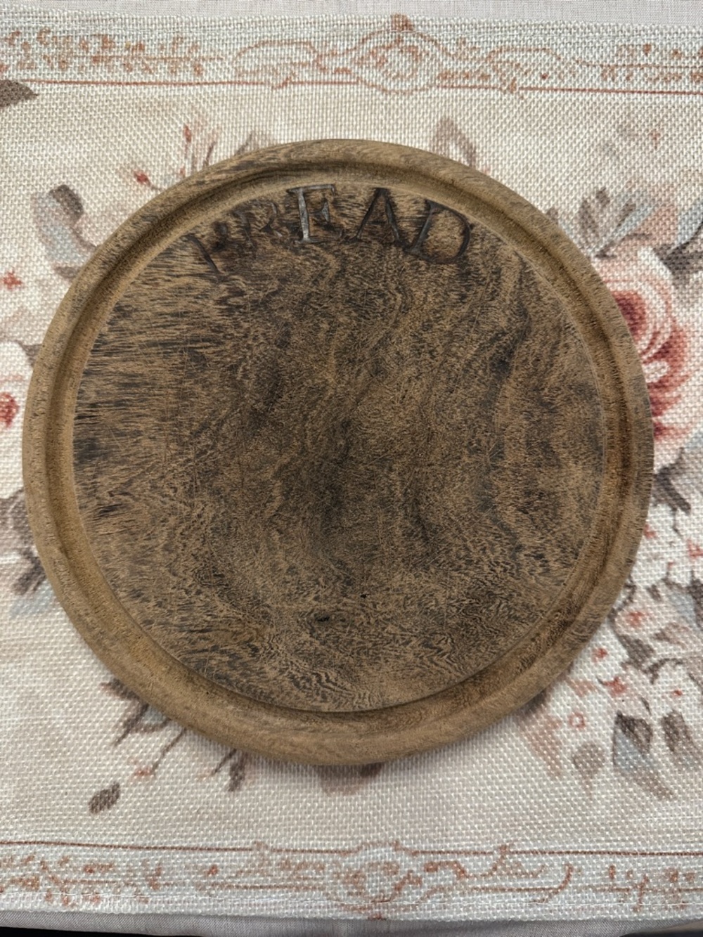 Rustic Vintage Bread Board. 8”